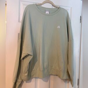 Adidas Women's Plus Mint Green Crewneck Sweater